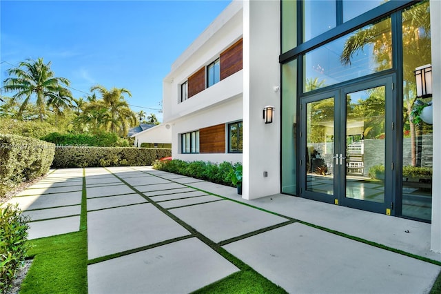 view of patio / terrace with french doors