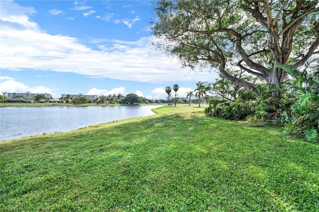 property view of water