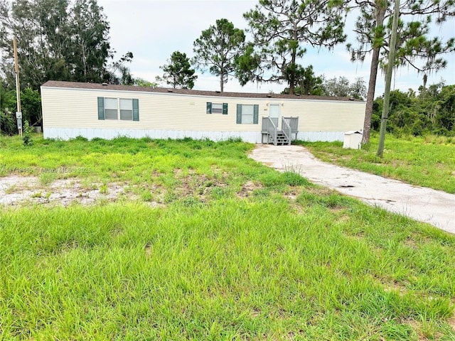 view of back of property