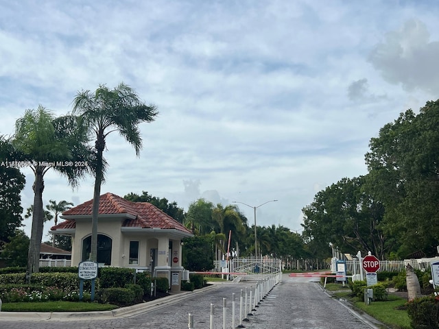 view of road