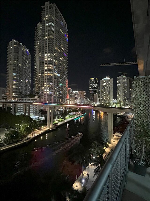 view of city featuring a water view