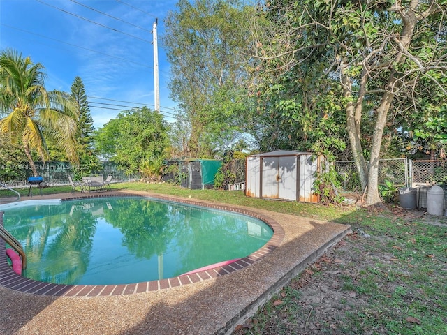 view of pool