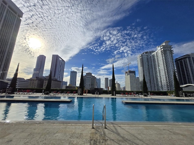 view of pool