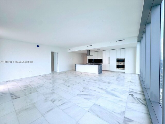 view of unfurnished living room