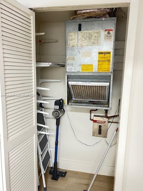 view of utility room