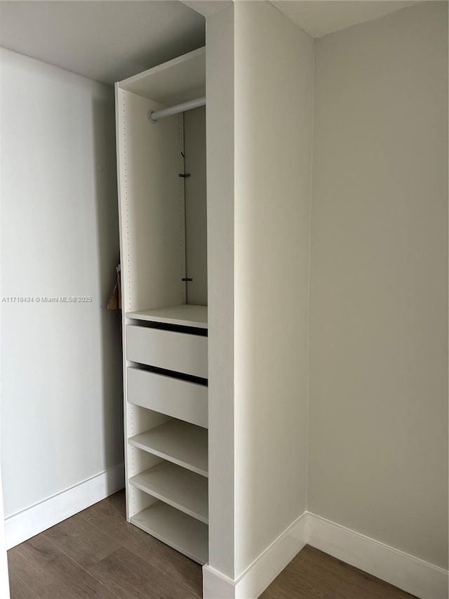 view of closet