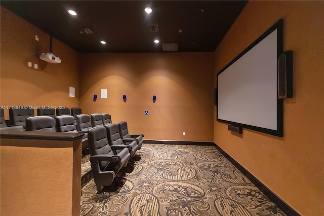 view of cinema room