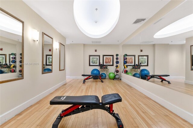 view of exercise room