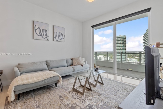 view of living room