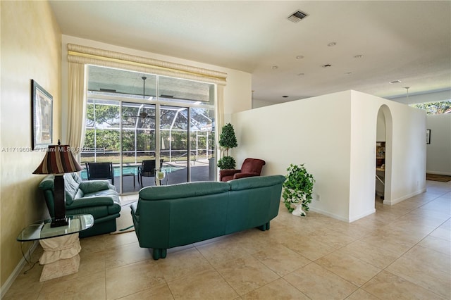 view of living room