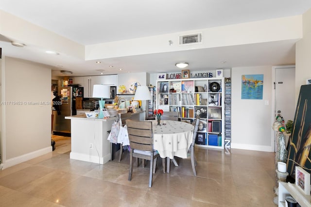 view of dining space