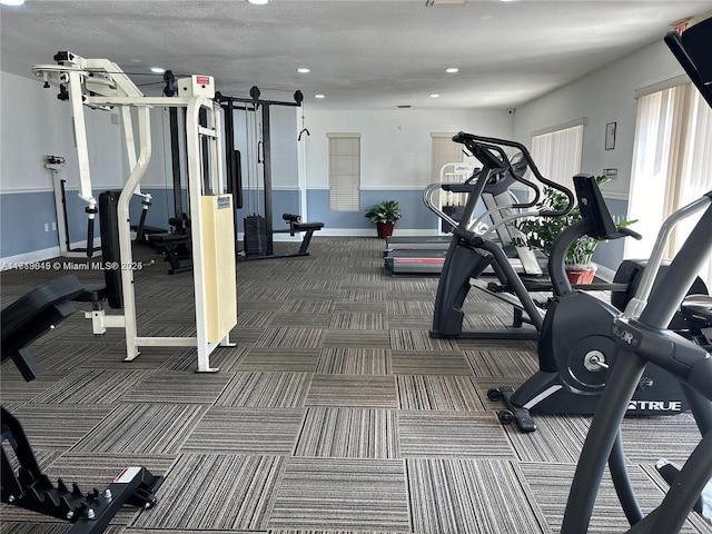 view of exercise room