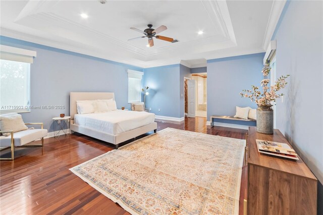 living room with ceiling fan and ornamental molding