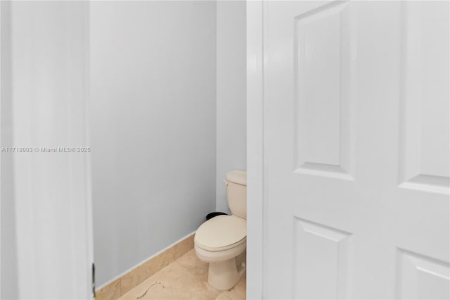 bathroom with toilet