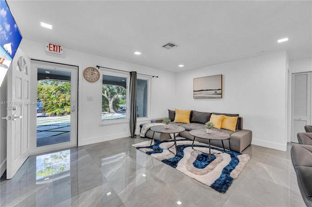 view of living room