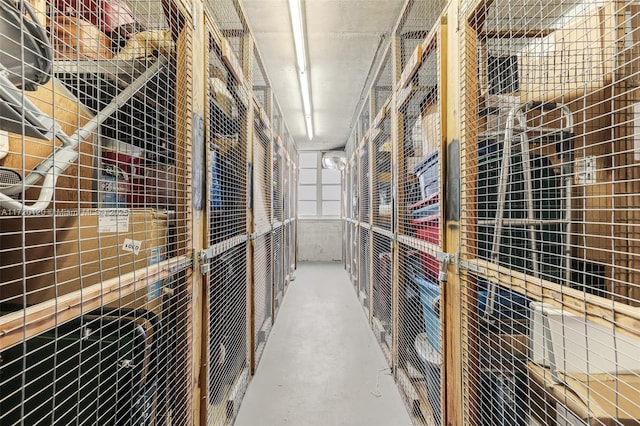 view of storage room