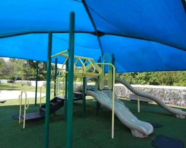 view of play area