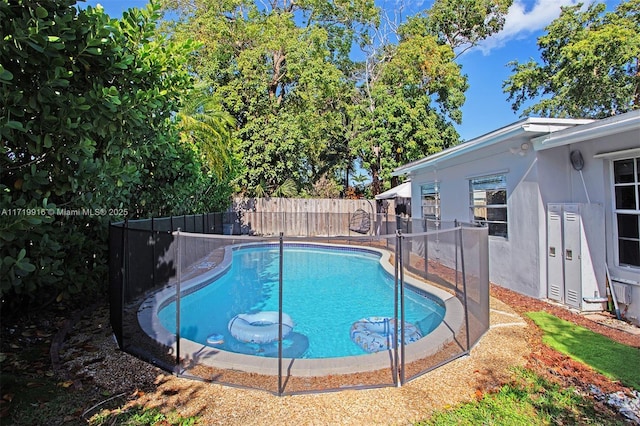 view of pool