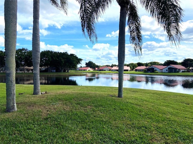 property view of water