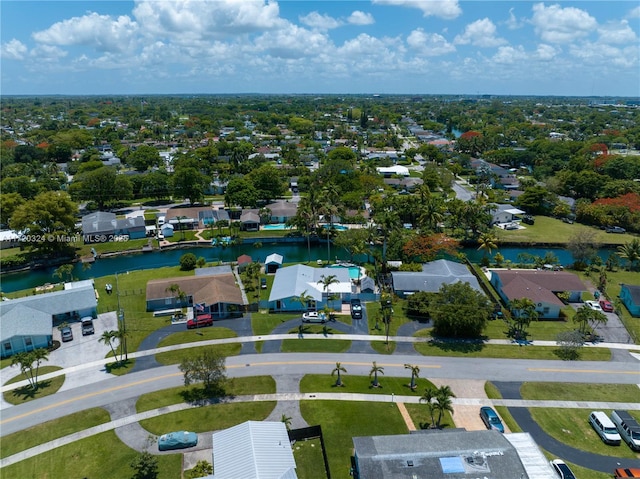 9920 SW 194th St, Cutler Bay, FL 33157 - aerial view of residential area with a large body of water