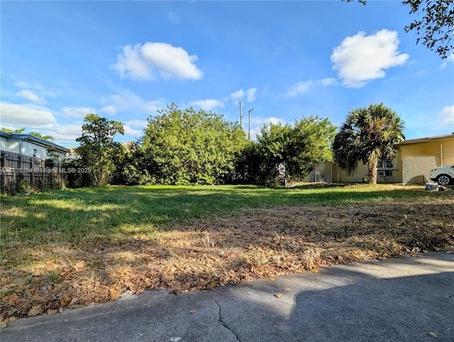 view of yard