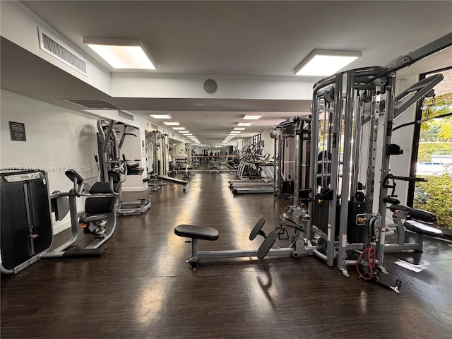 view of exercise room