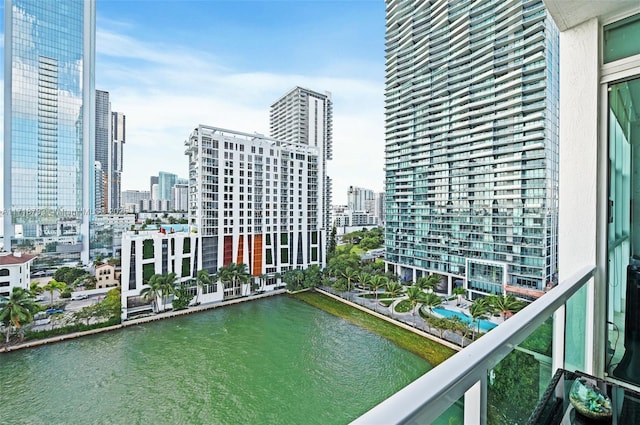 property view of water