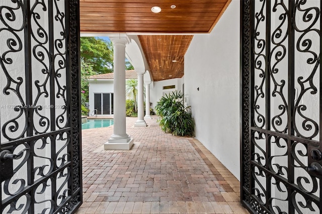 view of patio