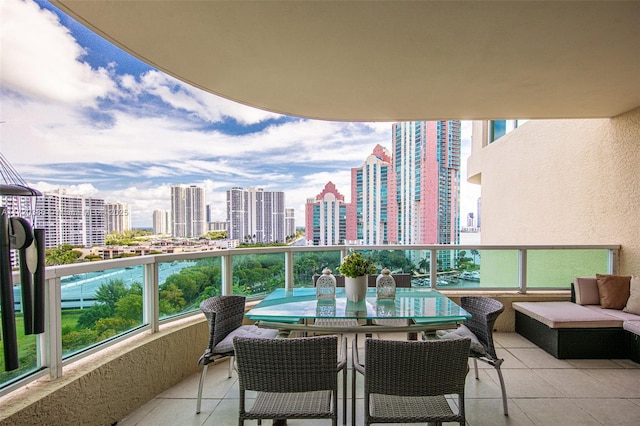 3340 NE 190th St Unit 1101, Aventura, FL 33180 - balcony with a view of skyline