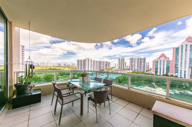 3340 NE 190th St Unit 1101, Aventura, FL 33180 - balcony featuring a city view