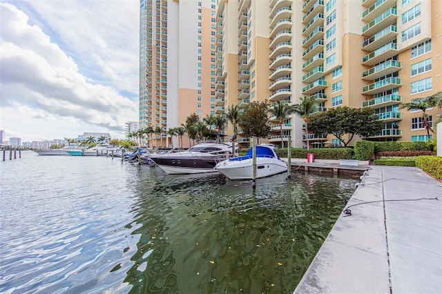 3340 NE 190th St Unit 1101, Aventura, FL 33180 - dock with a water view and a city view