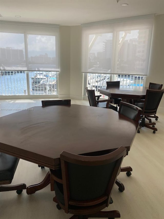 view of dining room