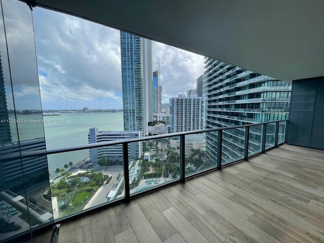 650 NE 32nd St Unit 1805, Miami, FL 33137 - balcony with a city view and a water view