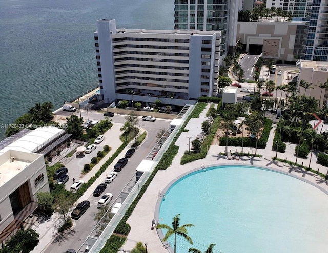 650 NE 32nd St Unit 1805, Miami, FL 33137 - view of urban area featuring a large body of water and a pool area