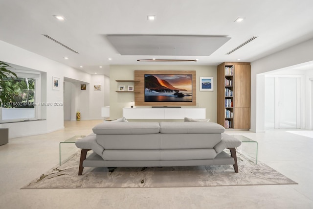 4144 Pinta Ct, Coral Gables, FL 33146 - living area with visible vents and recessed lighting