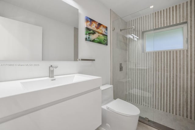 4144 Pinta Ct, Coral Gables, FL 33146 - full bathroom featuring walk in shower, toilet, and vanity