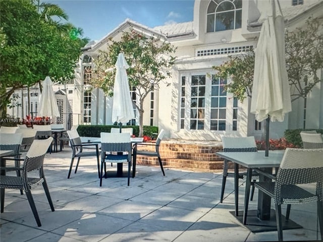 view of patio / terrace with outdoor dining area