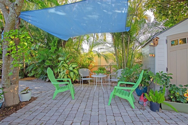 view of patio