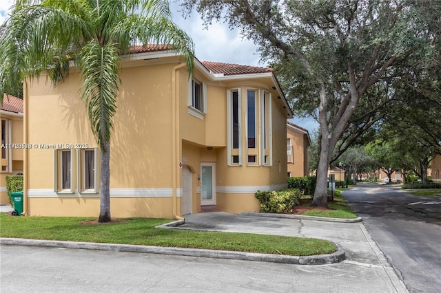 view of front of home