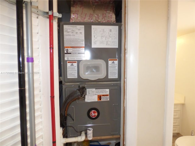 utilities with heating unit