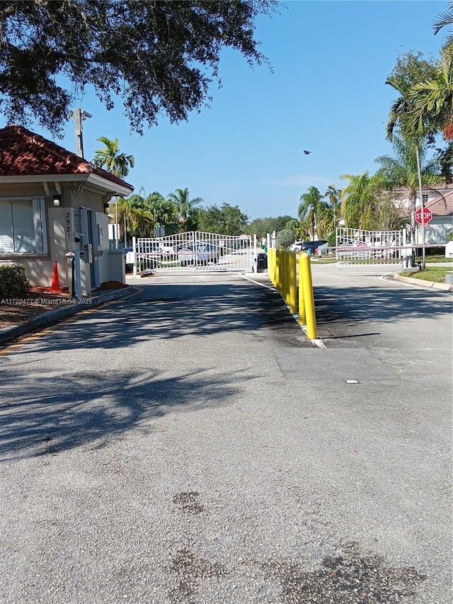 view of road