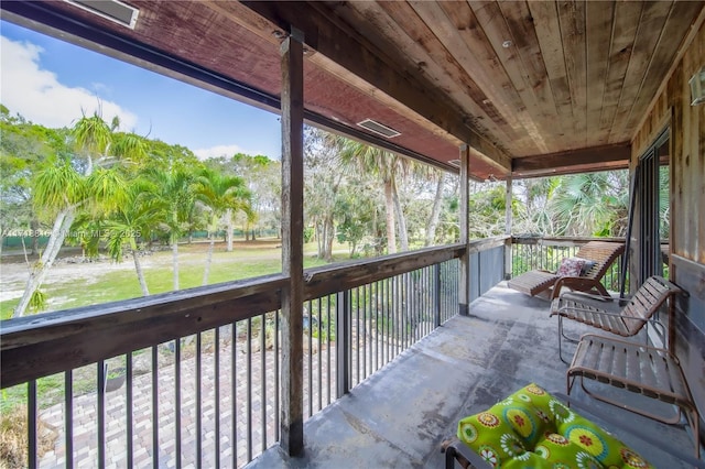 view of patio / terrace featuring a porch