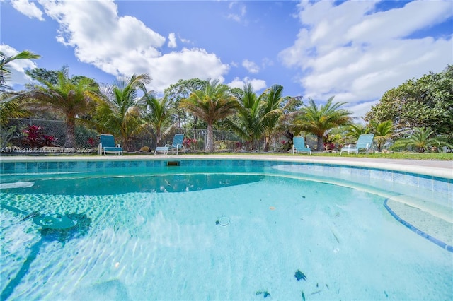 view of pool