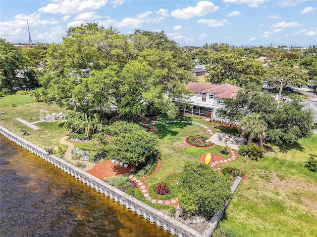 1524 39th St, West Palm Beach, FL 33407 - aerial view of a large body of water and a tree filled landscape