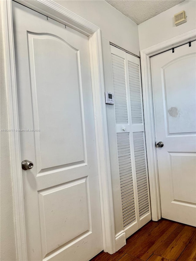 interior space with wood-type flooring