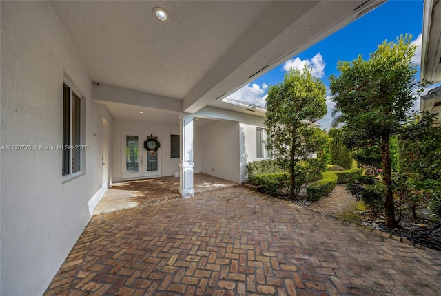 view of patio / terrace with french doors