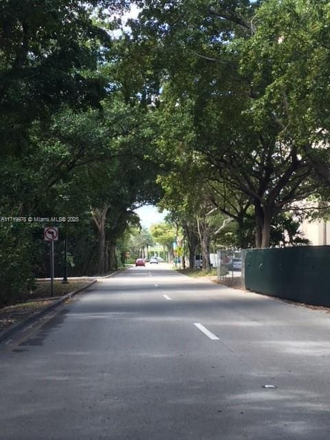 view of street