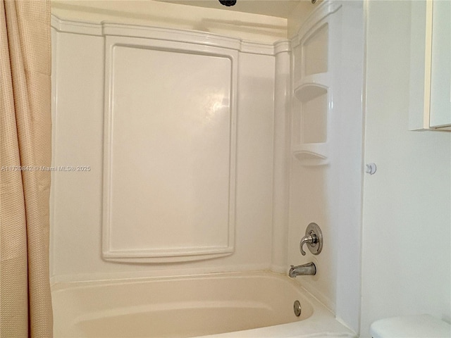 5900 SW 127th Ave Unit 3218, Miami, FL 33183 - bathroom featuring shower / bath combination with curtain and toilet