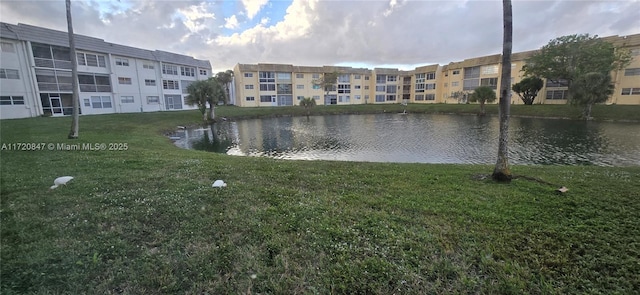 view of water feature