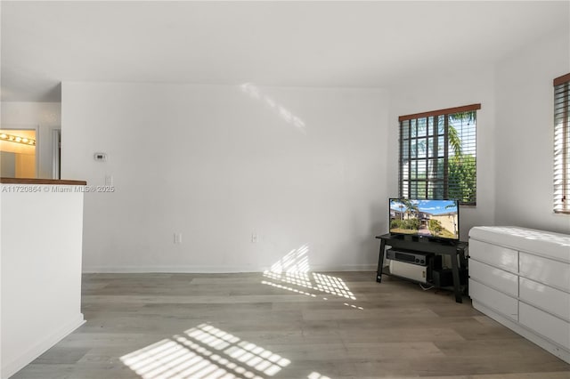 interior space featuring light hardwood / wood-style flooring